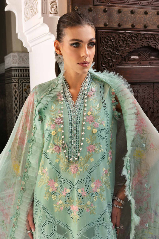 Creamy Green | Unstitched Eid Collection