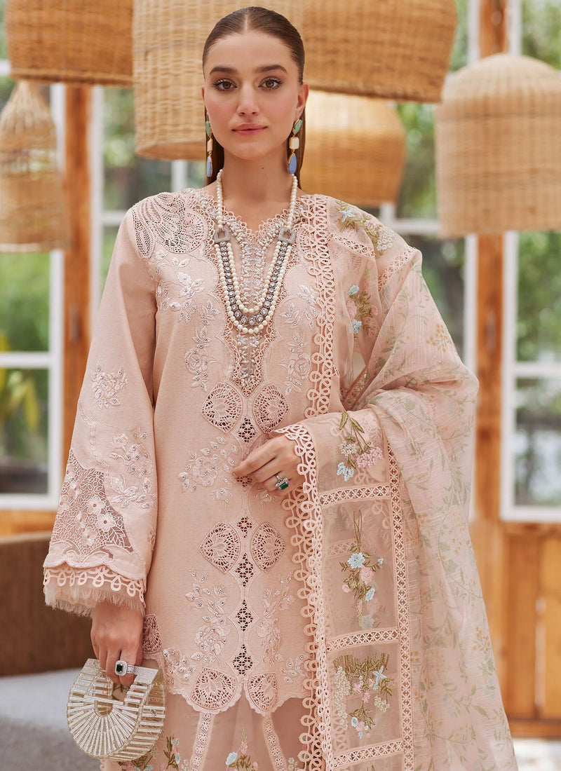 Embroidered Lawn Dress for Women Eid Collection