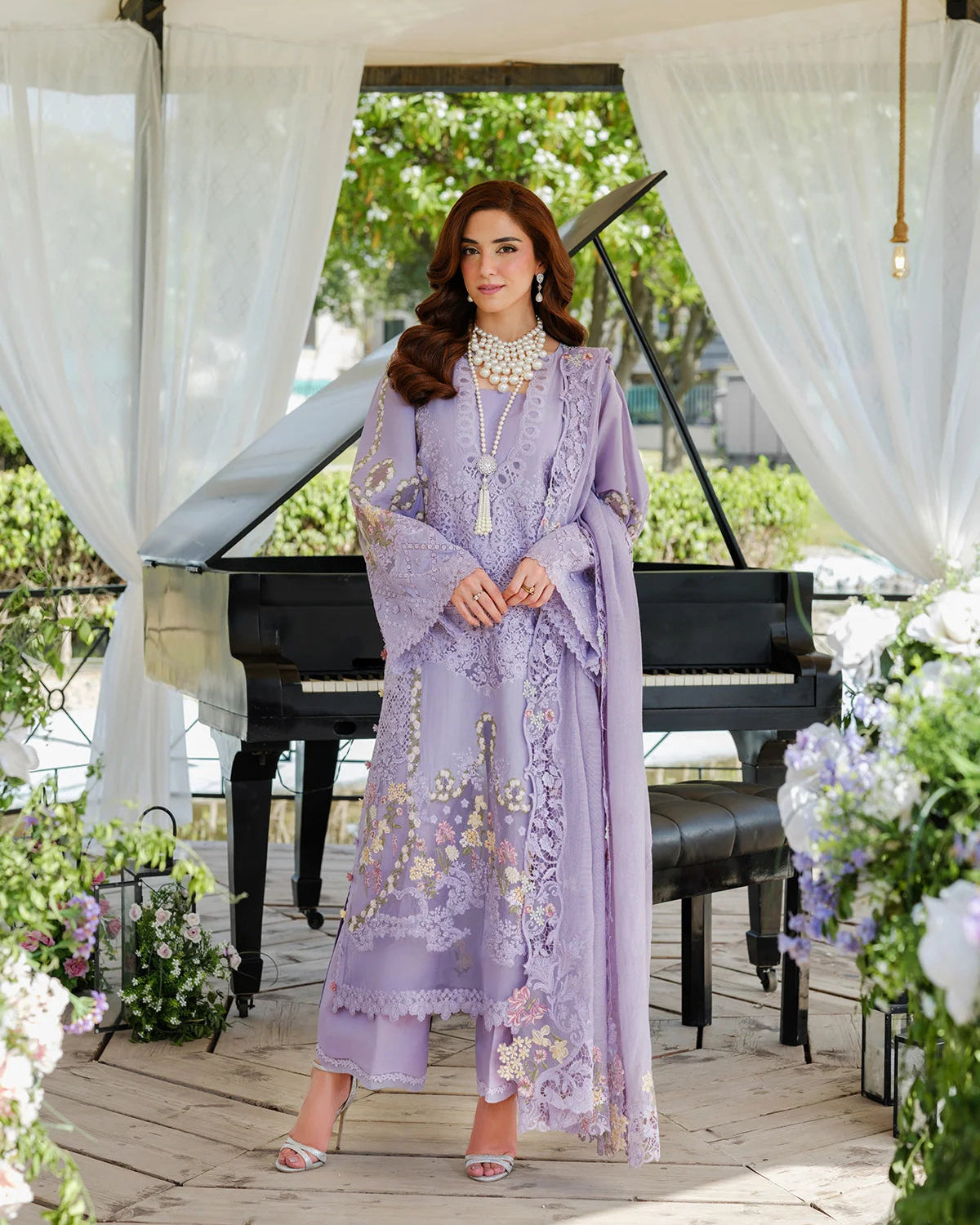 Luxury Embroidered Lawn Suit for Eid Collection