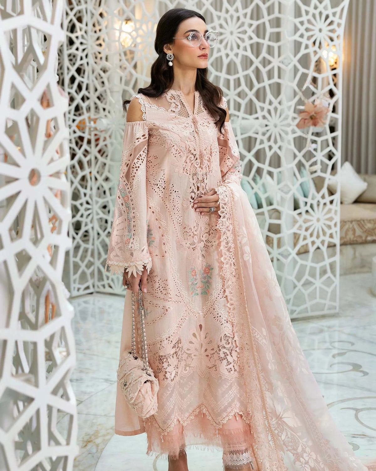 The Peach Luminous | Unstitched Eid Collection