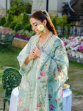 Light Blue Lawn Dress for Women