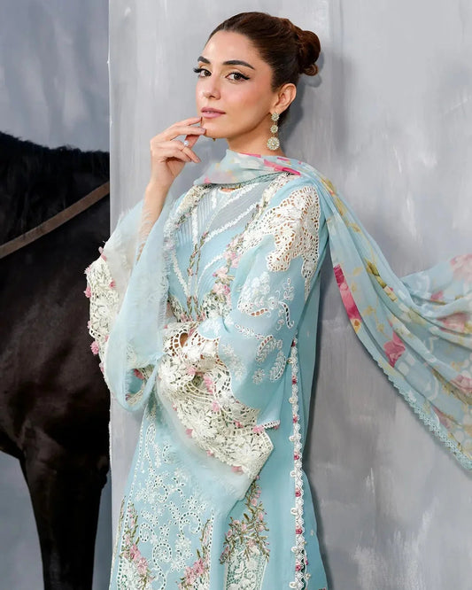 Ferozi Lawn Suit Design for Eid Collection