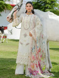 Off white Embroidered Lawn Dress Design for Eid Collection