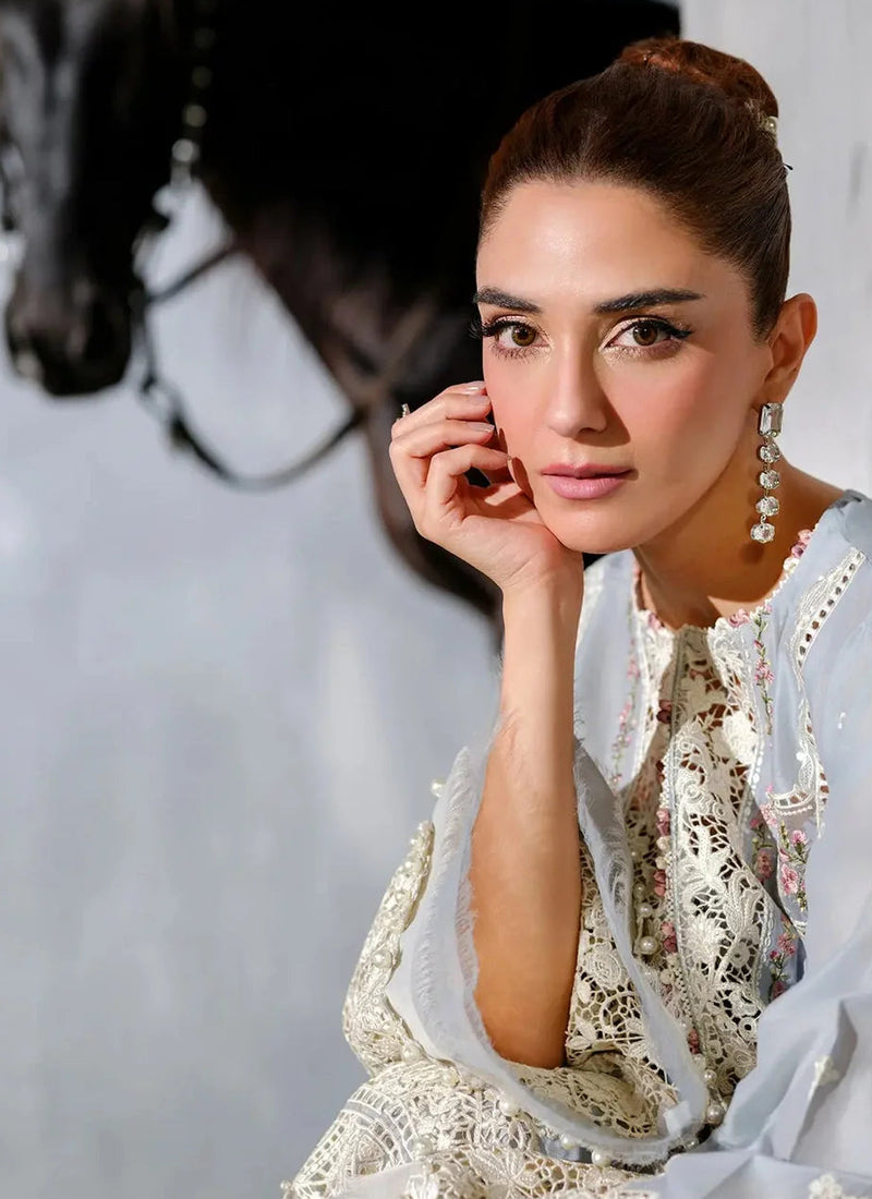 Gray Lawn Dress Design for Eid Collection 2026
