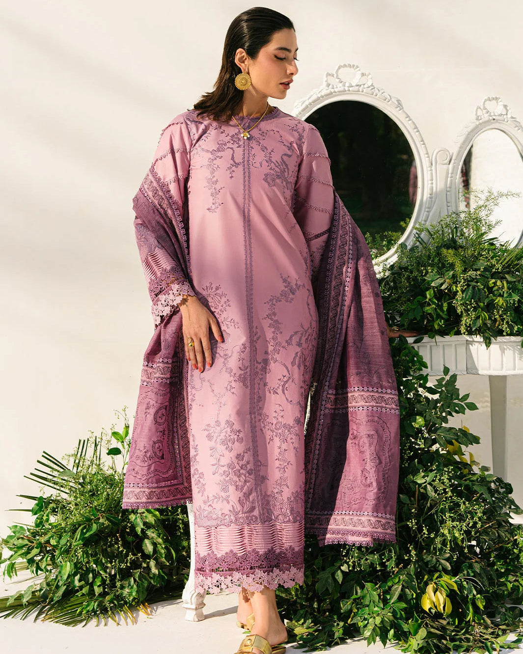 Lawn Fully Embroidered Dress
