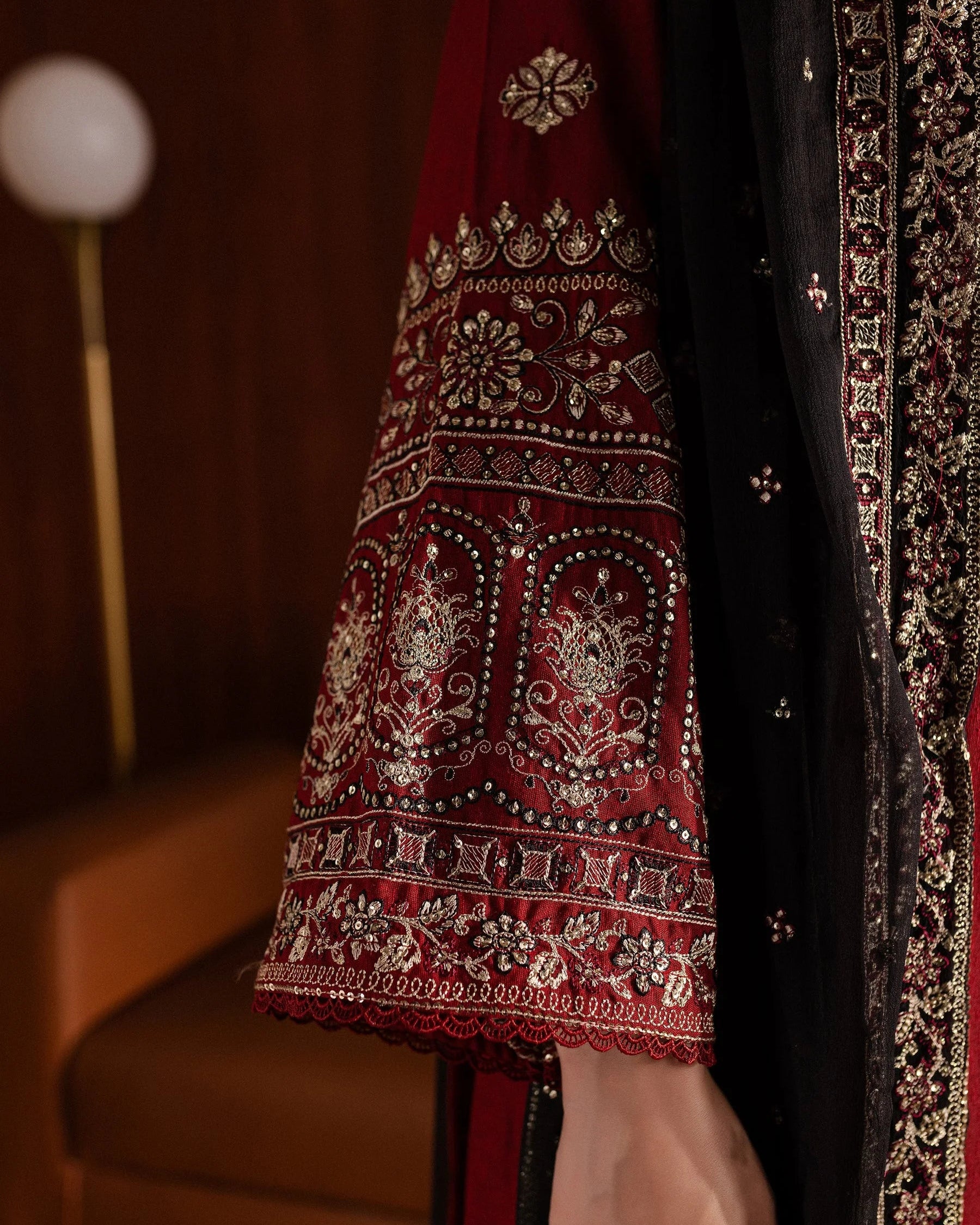 Traditional Embroidered Lawn Dress Design for Eid Collection