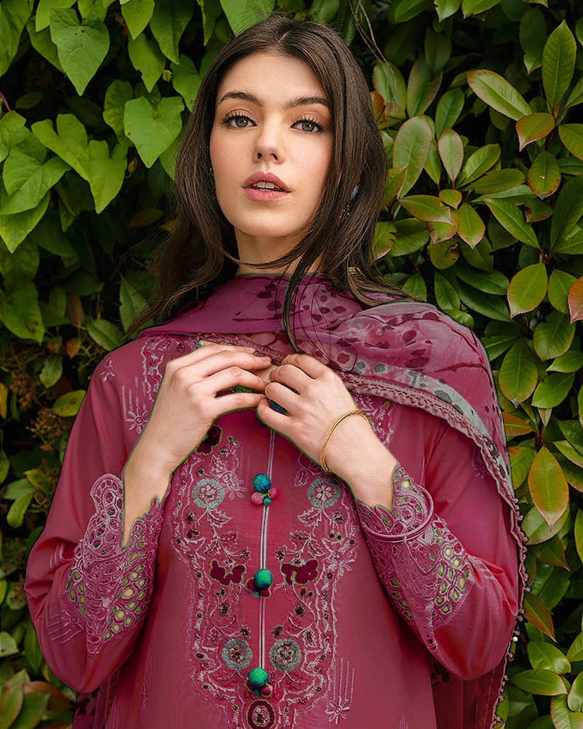 Pink Color Lawn Dress for Summers 2026