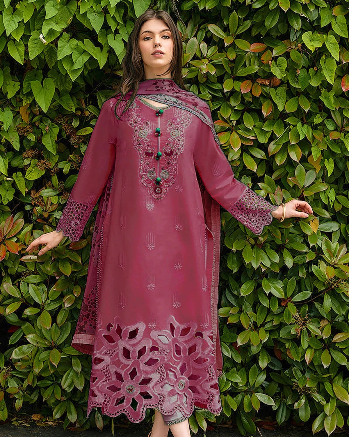 Pink Color Lawn Dress for Summers 2026