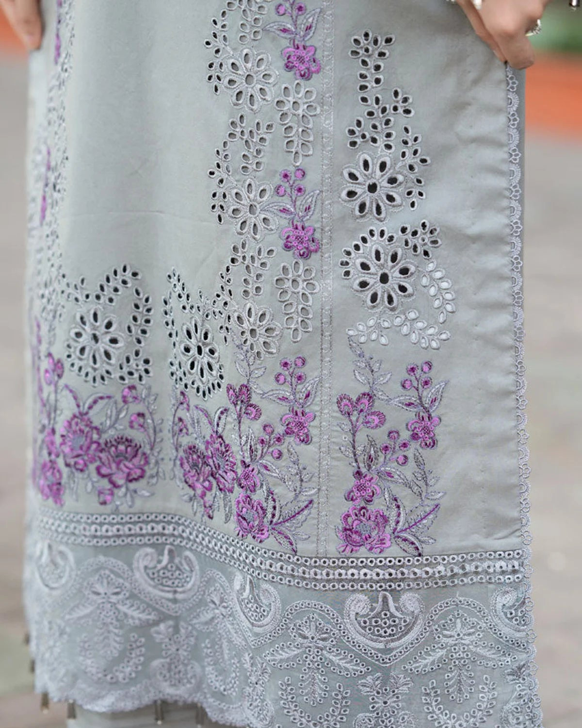 Embroidered Front of Lawn Dress Design