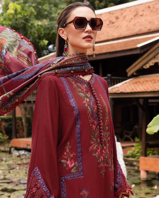 Maroon Luxury Dress for Women 