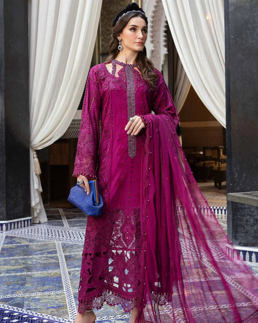 Luxury Lawn Embroidered Dress for Eid and other Festive Collection