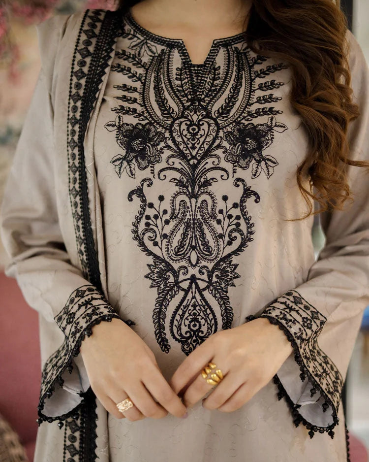 Embroidered Lawn Dress