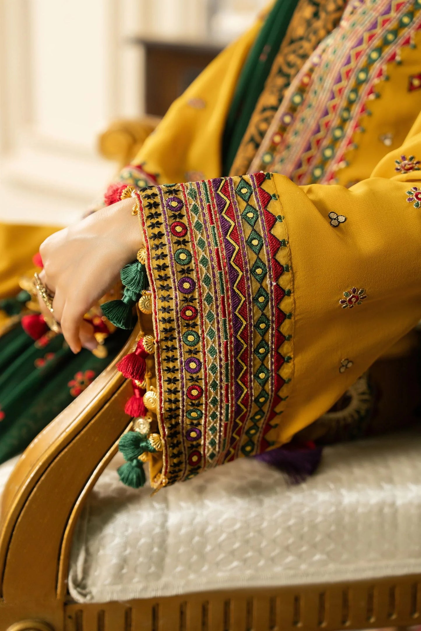 Sleeves Embroidery of Women Lawn Dress